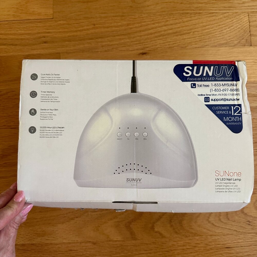 SUNUV SUNone LED Nail Dryer for Gel Polish 24W/48W UV Light with 3 Timers